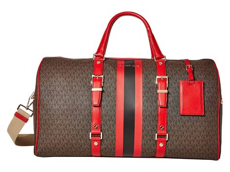 michael kors leather travel duffle|michael kors duffle bag sale.